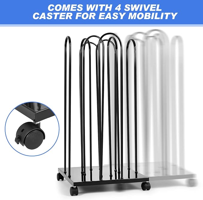Dunzy Hanger Organizer Stacker, 4 in 1 Hanger Rack Movable Stand Hanger Holder - Image 3