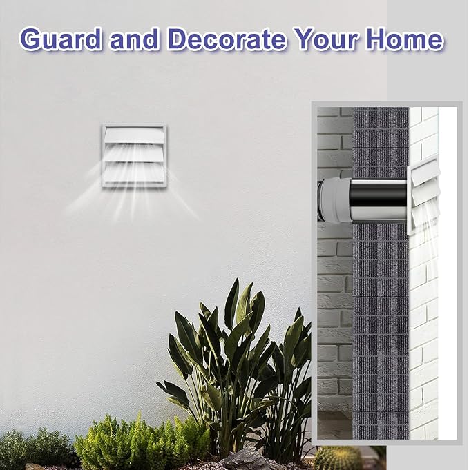 Upgraded 3 in 1 Dryer Vent Kit, include 8 feet Dryer Vent Hose - Image 3