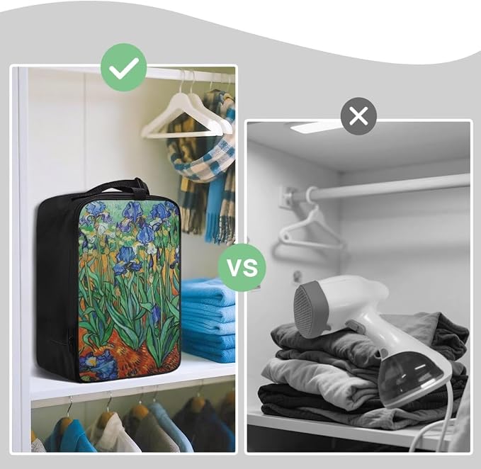Iris Steam Iron Storage Bag Zippered Handheld Steamer Case Universal Fit - Image 4