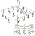 Clothes Drying Racks Foldable Clip Hangers Drip Hanger Plastic by Foshine