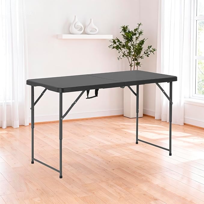 HKLGorg Folding Table, Heavy Duty Plastic Folding Utility Table Indoor Outdoor - Image 7