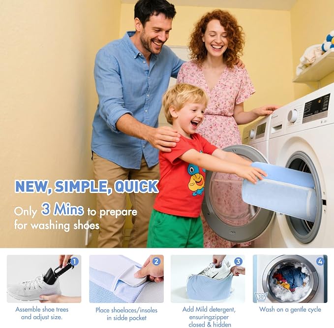 Shoe Washing Machine Bag for Washer and Dryer - Image 2