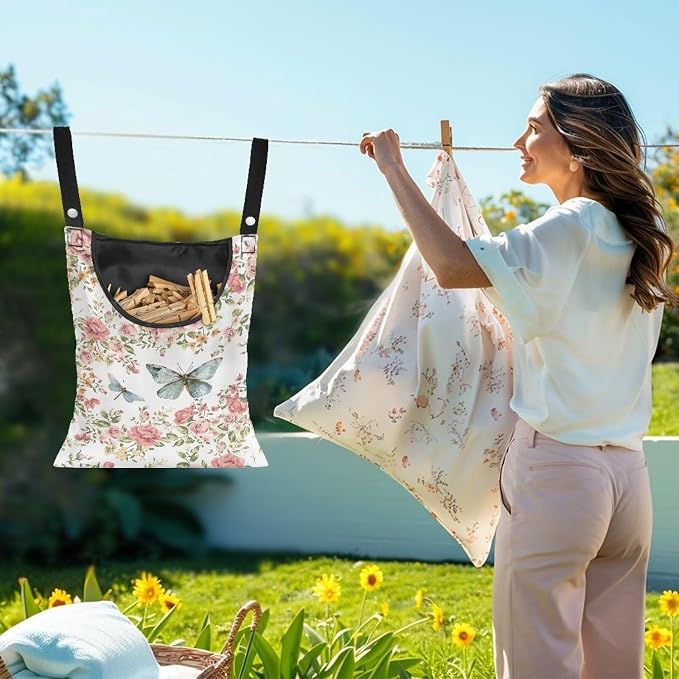 Butterfly Clothespin Bag Holder - Image 2