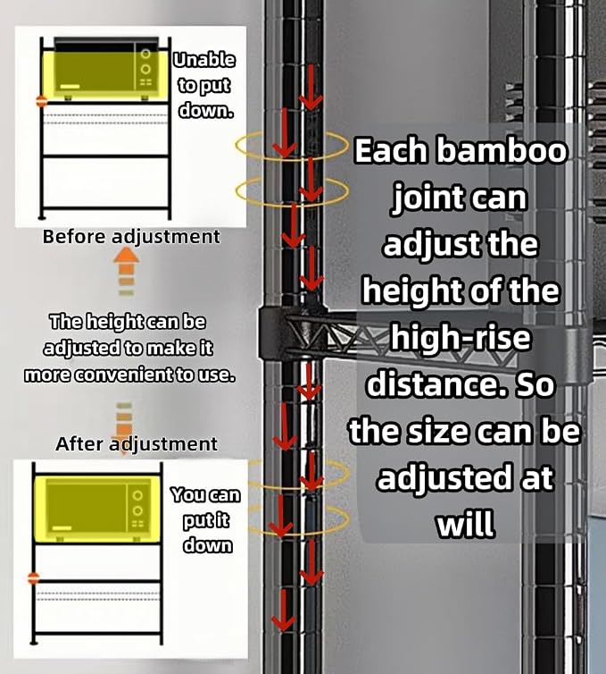 The Storage Rack Above The Washing Machine, and Refrigerator has Been Widened - Image 8