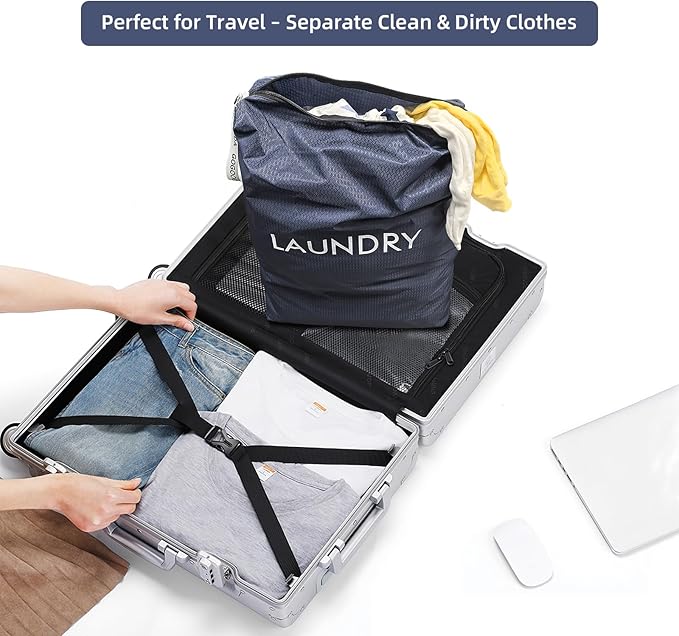GOGOODA Travel Laundry Bags – Packable & Splash-Resistant Clothes Organizer - Image 6