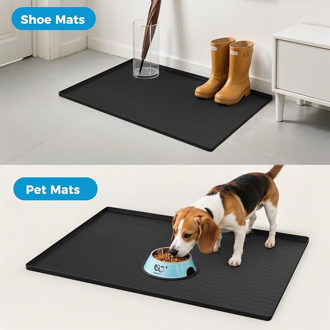 URMONA 19'' x 19'' Waterproof Silicone Under Sink Mat Cabinet and Counter - Image 5