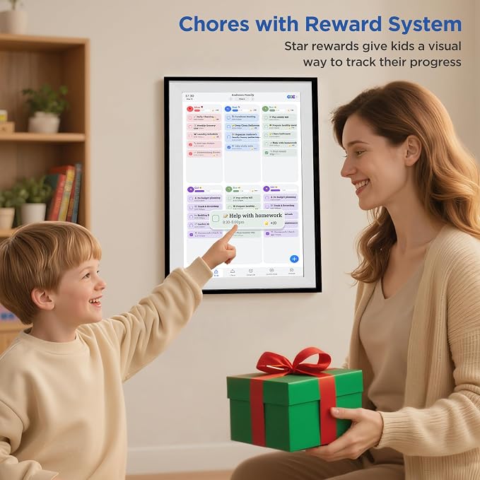 15.6 Inch Digital Calendar Chore Chart 1920 * 1080P Full HD Touchscreen - Image 4