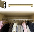 Small Wardrobe Hanging Rail Silver Black Champagne, 50 75 100 120 140 Cm Closet by Unknown