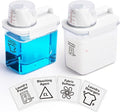 Laundry Detergent Dispenser-2 Pack, 37 oz Detergent Dispenser by BikkiiHomeGoodsWiseChoice