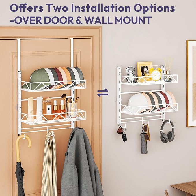 SWTYMIKI Over Door Hat Organizer - Image 5