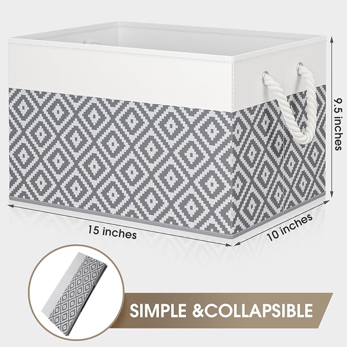 Storage Bins, Collapsible Storage Basket - Image 2