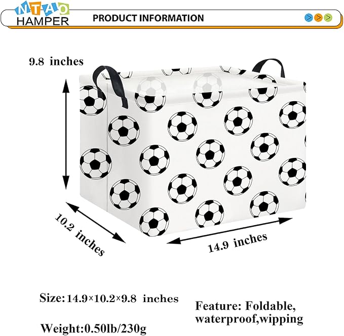 Rectangular Storage Basket Empty, Collapsible Gift Basket - Image 6