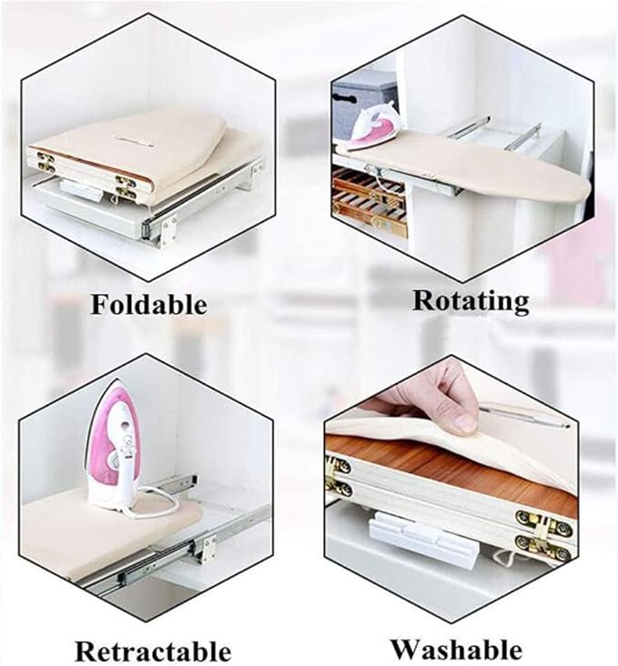 Ironing Board Folding Wooden Ironing Board - Image 4