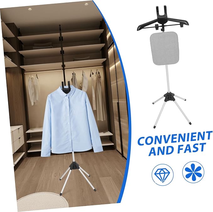 Mobestech Garment Hanger with Integrated Ironing Board Telescopic Folding - Image 9