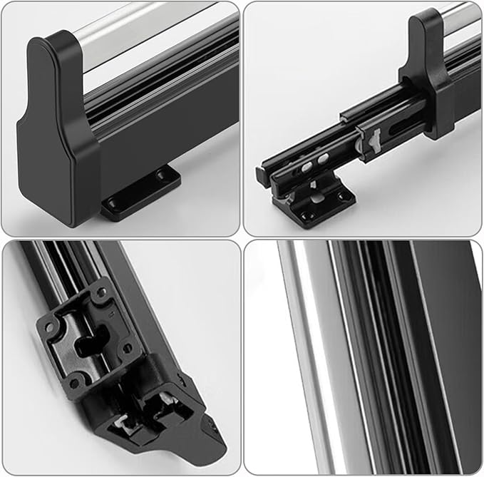 Valet Rod for Closet Pull Out, Adjustable Heavy Duty Steel Clothes Storage - Image 4