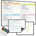 JJPRO Magnetic Dry Erase Chore Chart Set by JJPRO