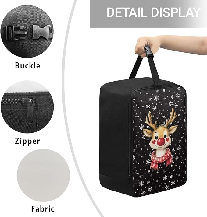 Christmas Moose Steam Iron Travel Bag - Image 5