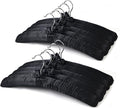 Black Satin Padded Sweater Hangers 10 Pack, Blouse Hanger by BettertoU