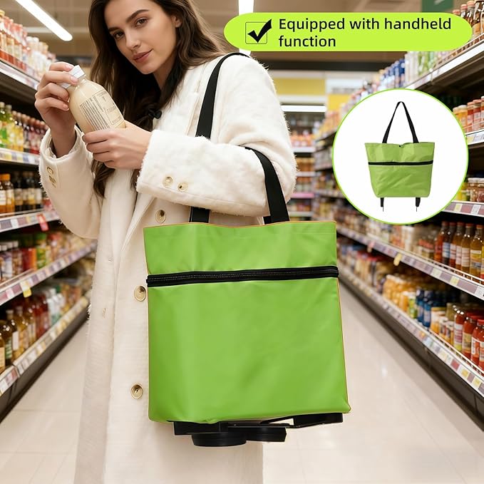 2-in-1 Foldable Shopping Cart - Image 6