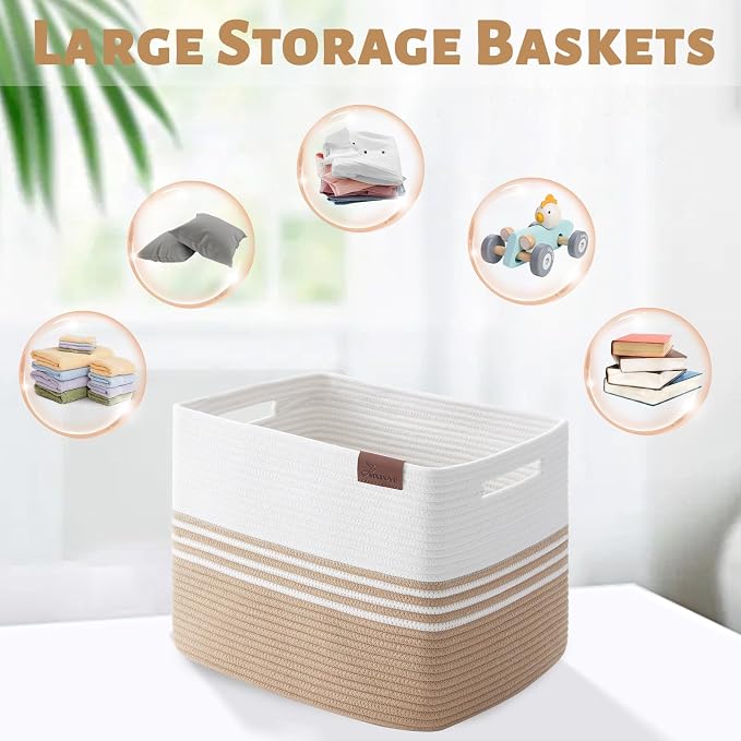 Storage Baskets, 42L*2 Pack Storage Baskets - Image 6