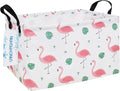 LANGYASHAN Rectangular Storage Bin Collapse Canvas Fabric Cartoon Storage Basket by LANGYASHAN