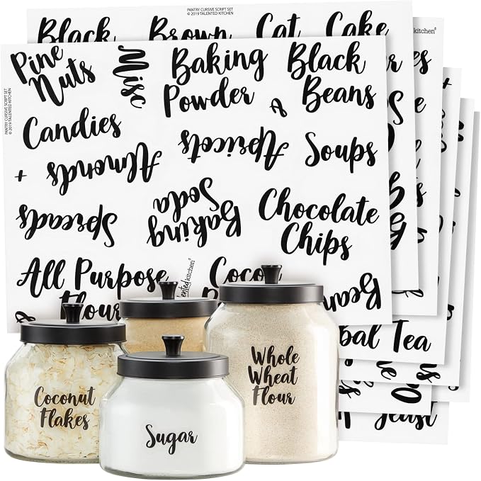 Talented Kitchen Labels for Food Containers by TalentedKitchen