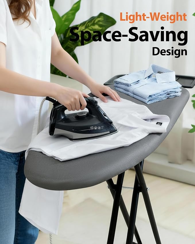 Full Size Ironing Board, Extra wide Foldable Iron Board, Heavy Duty Iron Rest - Image 7