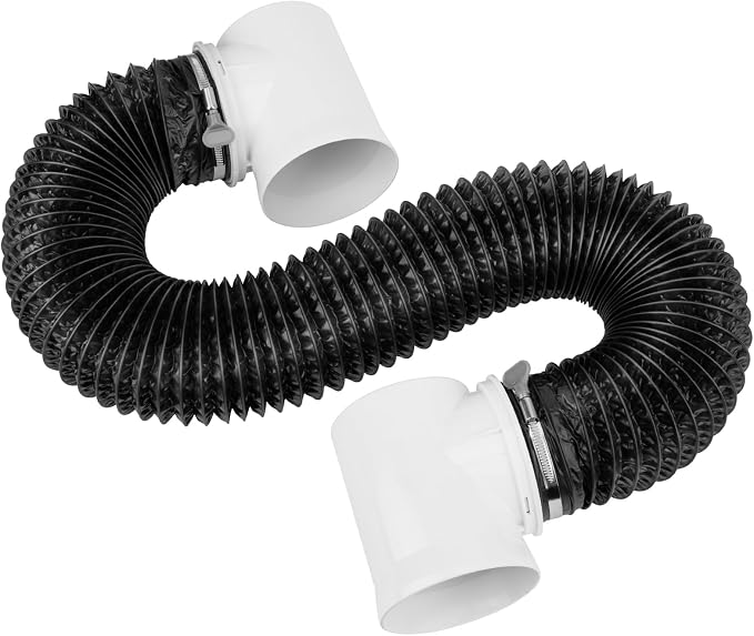 Dryer Vent Connector Kit with 90 Degree Elbow & 6-Layer Flexible Hose, by MATEWORK