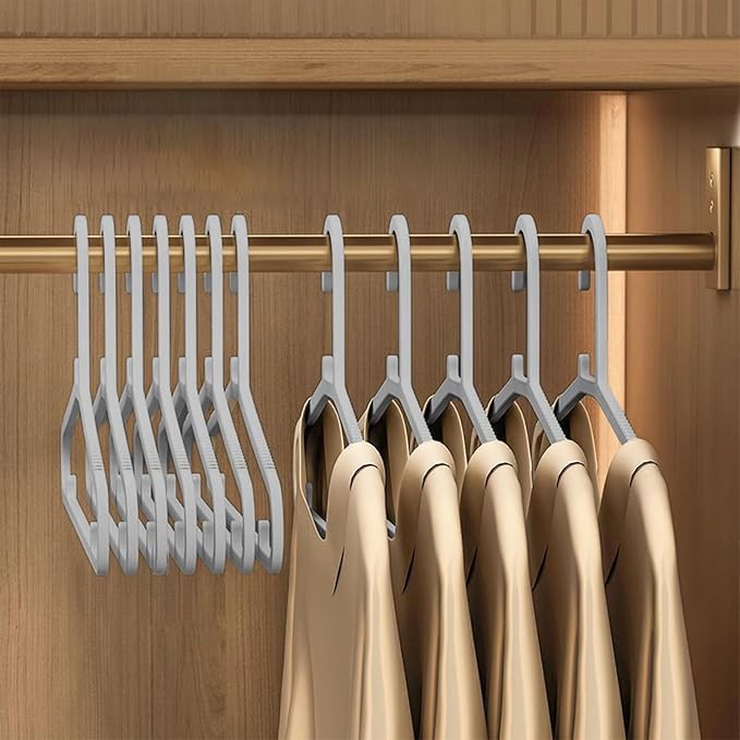 Velvet Hangers 10 Pack Non Slip Shoulders Strong Space Saving Household Clothes by Unknown