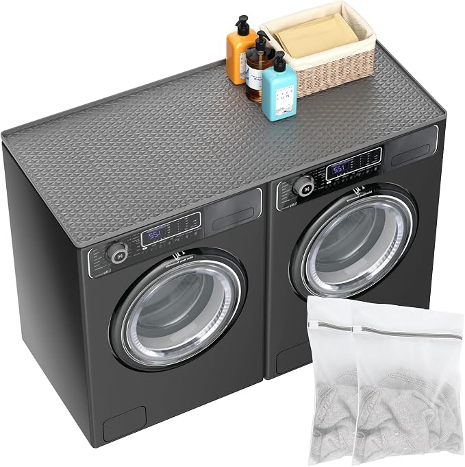 54" x 27.5" Silicone Washer Dryer Countertop Mat by Dionikos