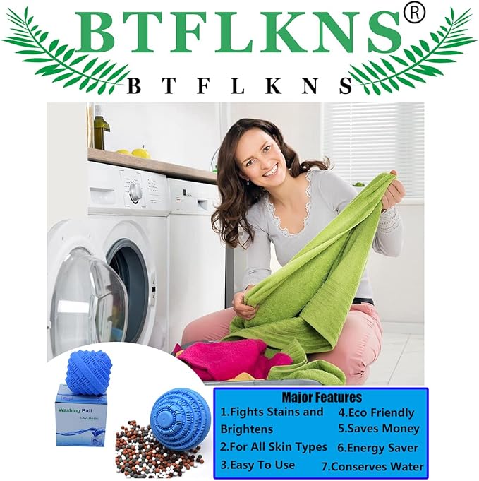 Eco-Friendly Laundry Balls, Super Soft Shell Doesn't Hurt Clothes, Advanced - Image 3