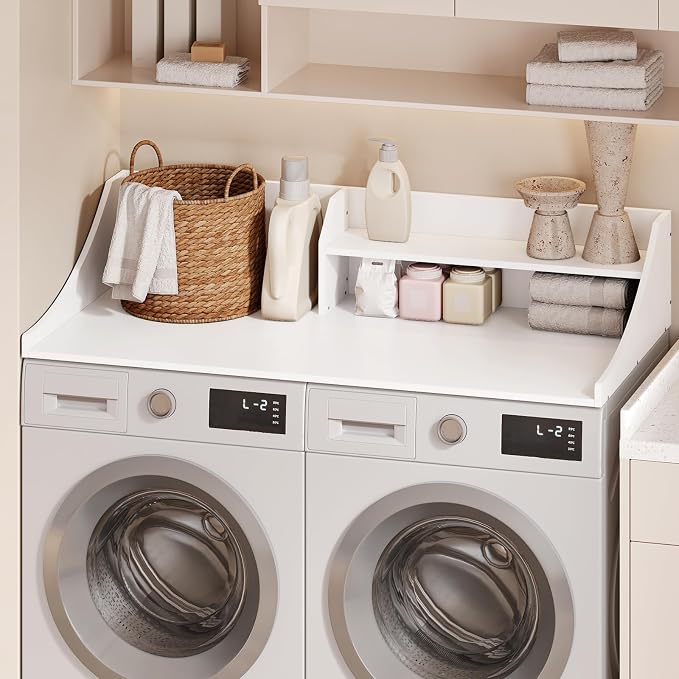 54'' Laundry Room Organization, 2-Tier Washer and Dryer Countertop - Image 7