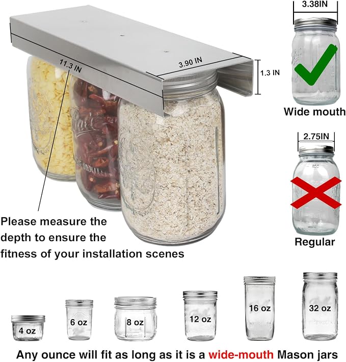 Mason Jars Organizer, Canning Rack - Image 3