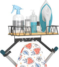 Ironing Board Hanger with Removable Hooks, Ironing Board Holder Wall Mounted by Vincona