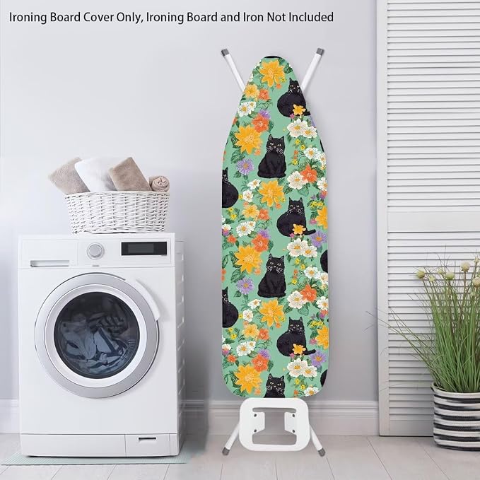 Cat Flowers Ironing Board Covers - Image 3