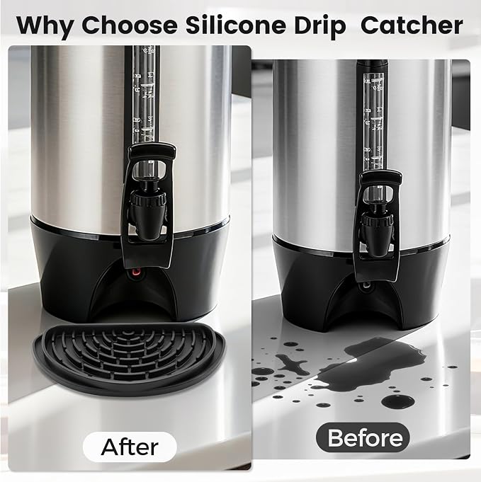 Silicone Drip Pan for Drink Dispenser, Coffee Drip Tray for Hamilton Coffee - Image 4