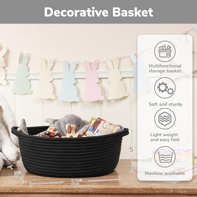 Goodpick Small Woven Basket, Baskets - Image 6