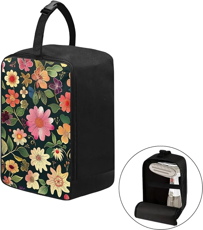 Flower Portable Steamer Storage Bag Lightweight Iron Carrying Case - Image 2