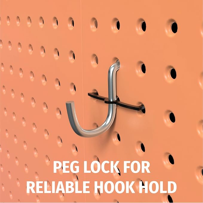 HUHOLE 88 Piece Pegboard Hooks Assortment Kit - Image 4