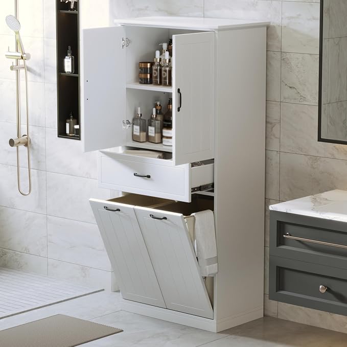 Tall Bathroom Storage Cabinet - Image 6