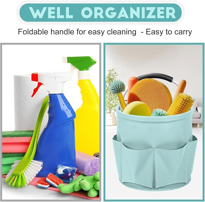 Cleaning Caddy for Cleaning Supplies, 17L Cleaning Supply Caddy - Image 5