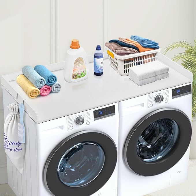 VEVOR Washer Dryer Countertop, Water-Resistant Laundry Machine Topper Cover - Image 8