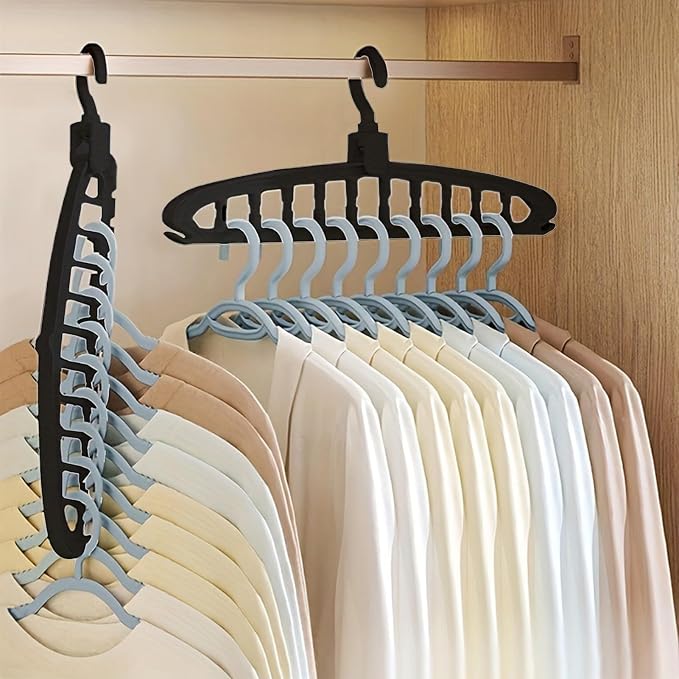 Closet Organizer Hangers – Space Saving Bar, Garment Holder | Multi-Hole - Image 5