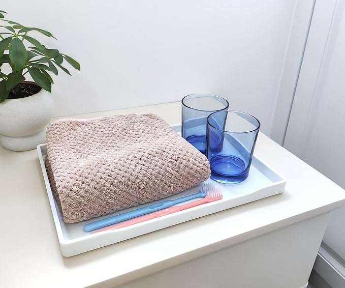 White Serving Tray for Serving Accessory, Perfume and Display Use. - Image 2
