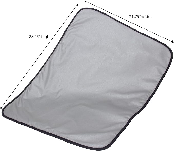 Household Essentials 129 Portable Ironing Blanket Mat-Heat Resistant-Grey - Image 2