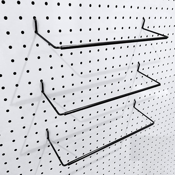 5 Pack Extendable Pegboard Paper Towel Holder, Pegboard Hook - Image 3