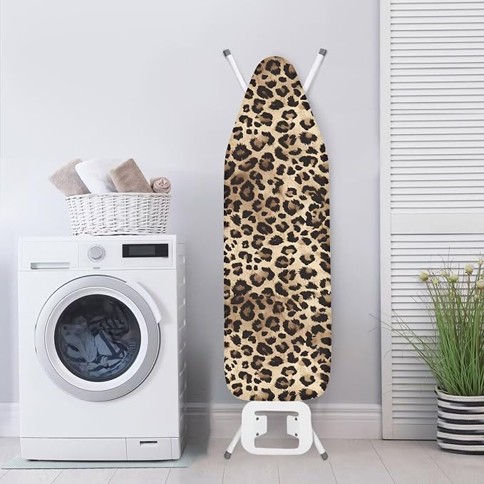 Cute Leopard Print Ironing Board Cover Stylish - Image 3
