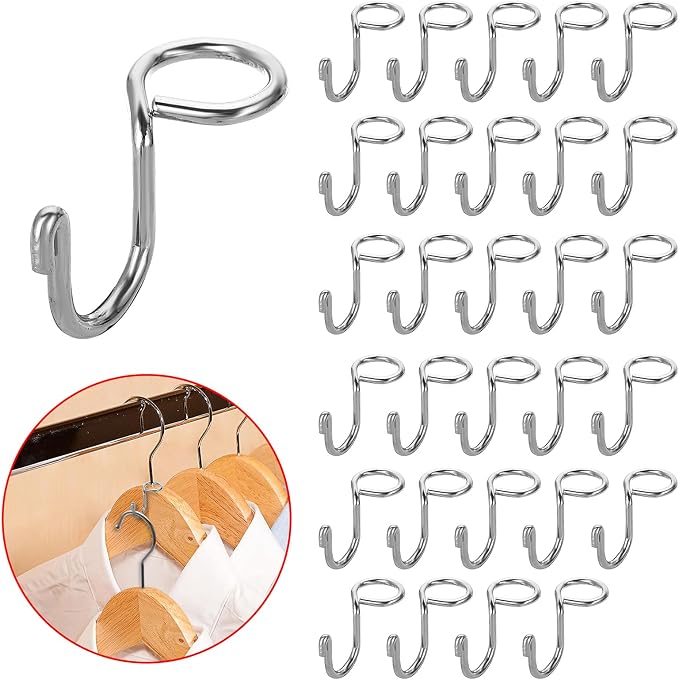 Sumnacon Hanger Hooks 30 Pcs Clothes Hanger Hook by Sumnacon