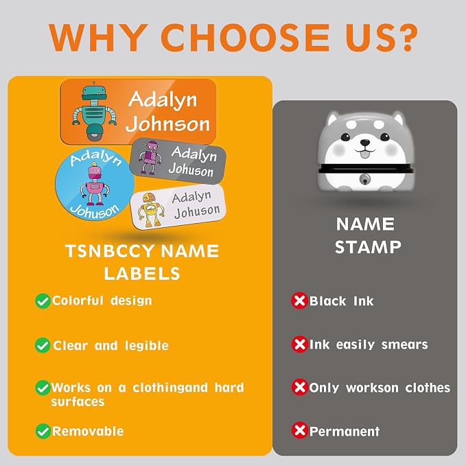 Custom Personalized Name Labels - Image 6
