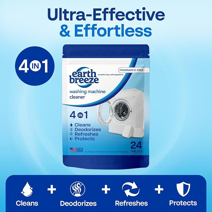 Earth Breeze Washing Machine Cleaner Tablets - Image 3